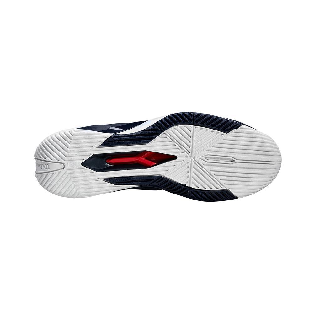 Men's Rush Pro 4.5 Tennis Shoes Navy and White Footwear Wilson