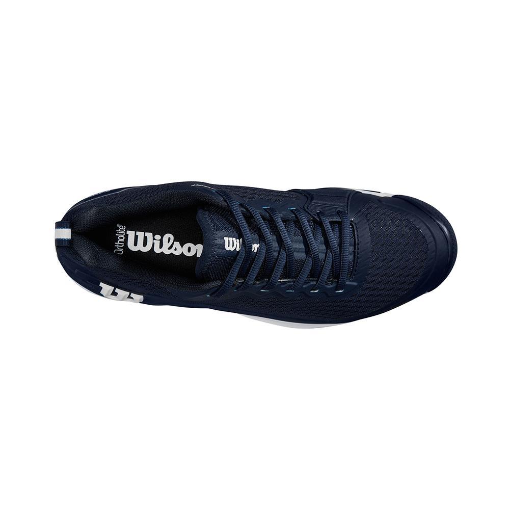 Men's Rush Pro 4.5 Tennis Shoes Navy and White Footwear Wilson