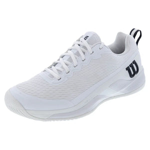 Men's Rush Pro 4.5 Tennis Shoes White and Black Footwear Wilson