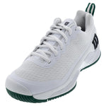 Men's Rush Pro 4.5 Tennis Shoes White and Aventurine Footwear Wilson
