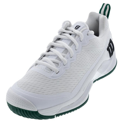 Men's Rush Pro 4.5 Tennis Shoes White and Aventurine Footwear Wilson