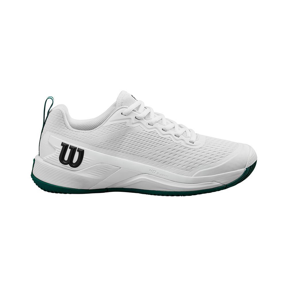 Men's Rush Pro 4.5 Tennis Shoes White and Aventurine Footwear Wilson