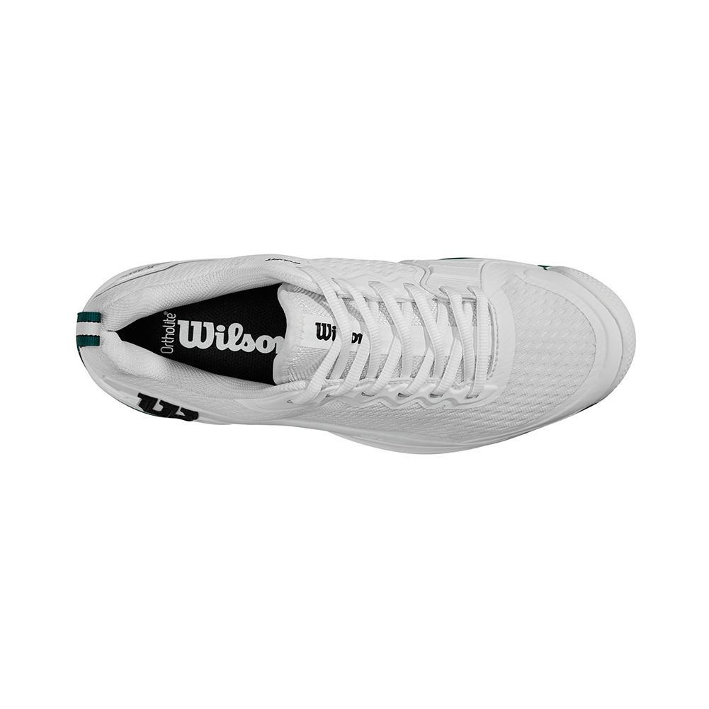 Men's Rush Pro 4.5 Tennis Shoes White and Aventurine Footwear Wilson