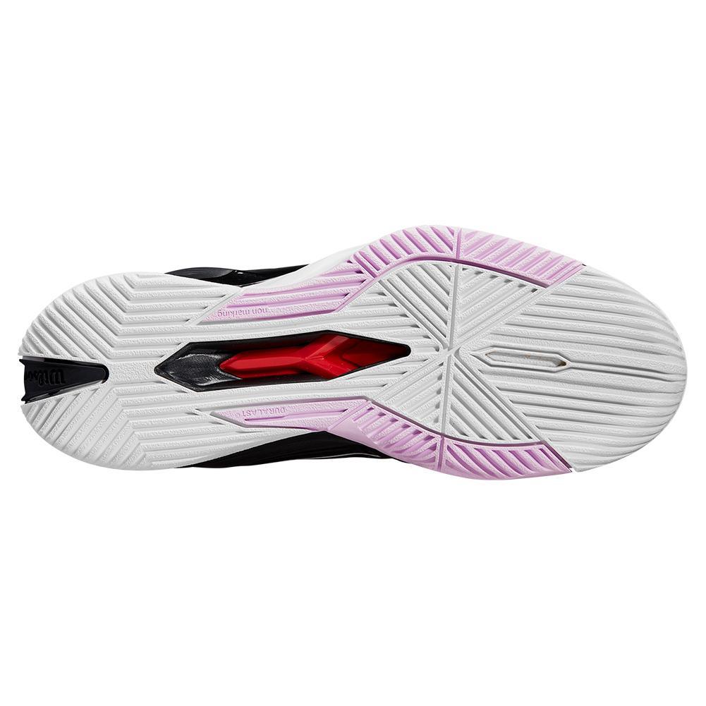 Women's Rush Pro 4.5 Tennis Shoes Black and Pirouette Footwear Wilson
