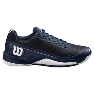 Men`s Rush Pro 4.5 Clay Tennis Shoes Navy Blazer Footwear Wilson