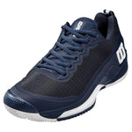 Men`s Rush Pro 4.5 Clay Tennis Shoes Navy Blazer Footwear Wilson