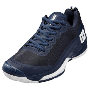 Men`s Rush Pro 4.5 Clay Tennis Shoes Navy Blazer Footwear Wilson