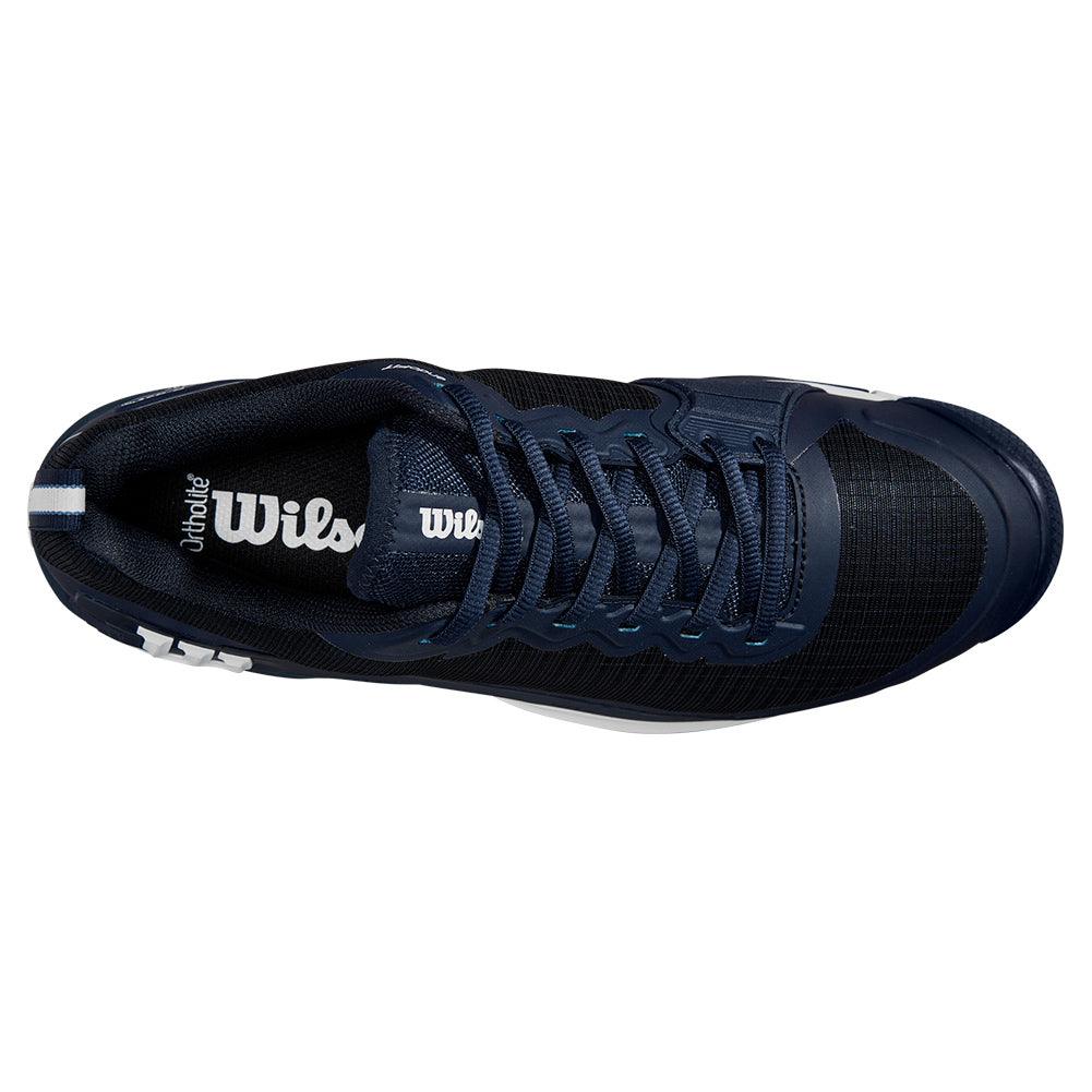 Men`s Rush Pro 4.5 Clay Tennis Shoes Navy Blazer Footwear Wilson