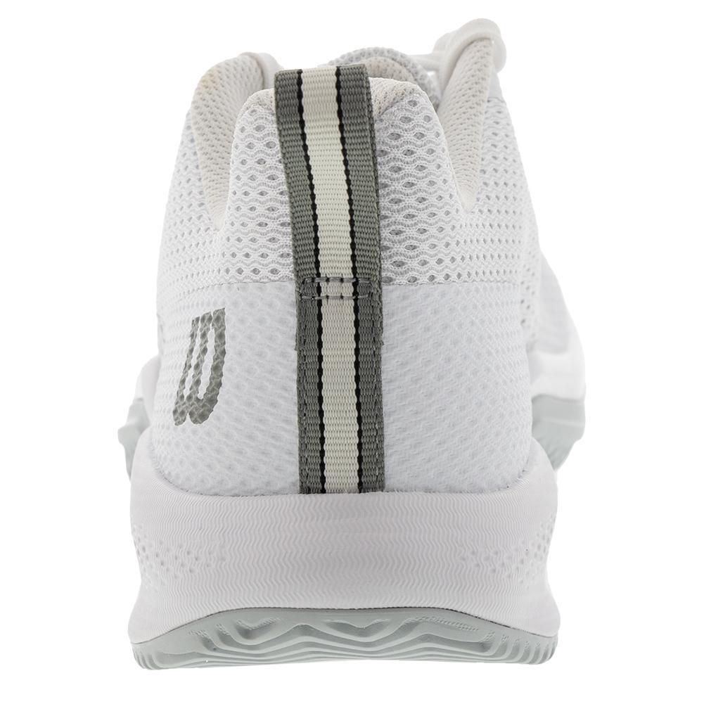 Men's Rush Pro Lite Tennis Shoes White and Pearl Blue Footwear Wilson