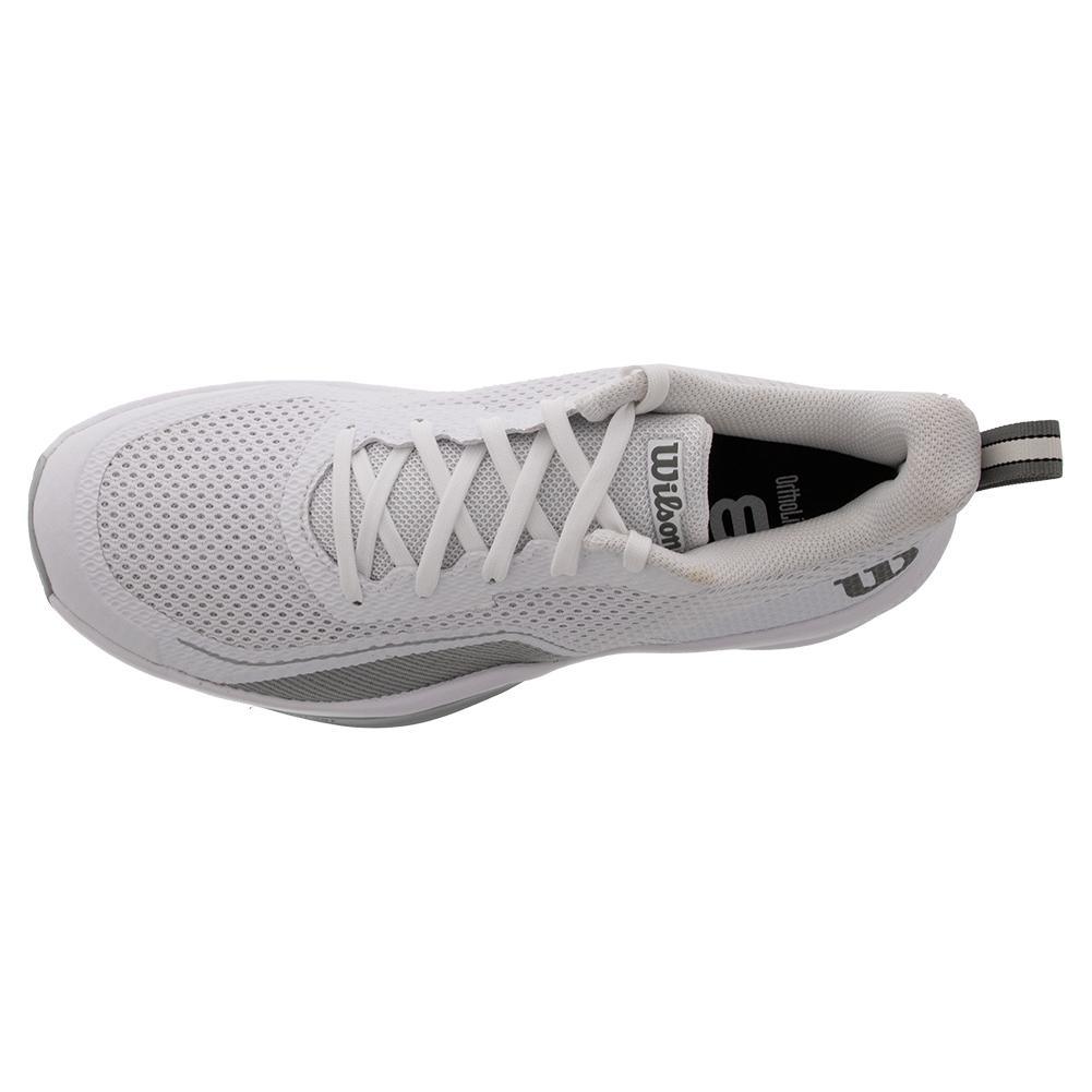 Men's Rush Pro Lite Tennis Shoes White and Pearl Blue Footwear Wilson