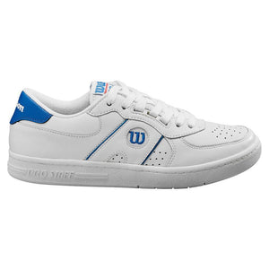 Unisex Pro Staff 87 Tennis Shoes White and Deja Vu Blue Footwear Wilson