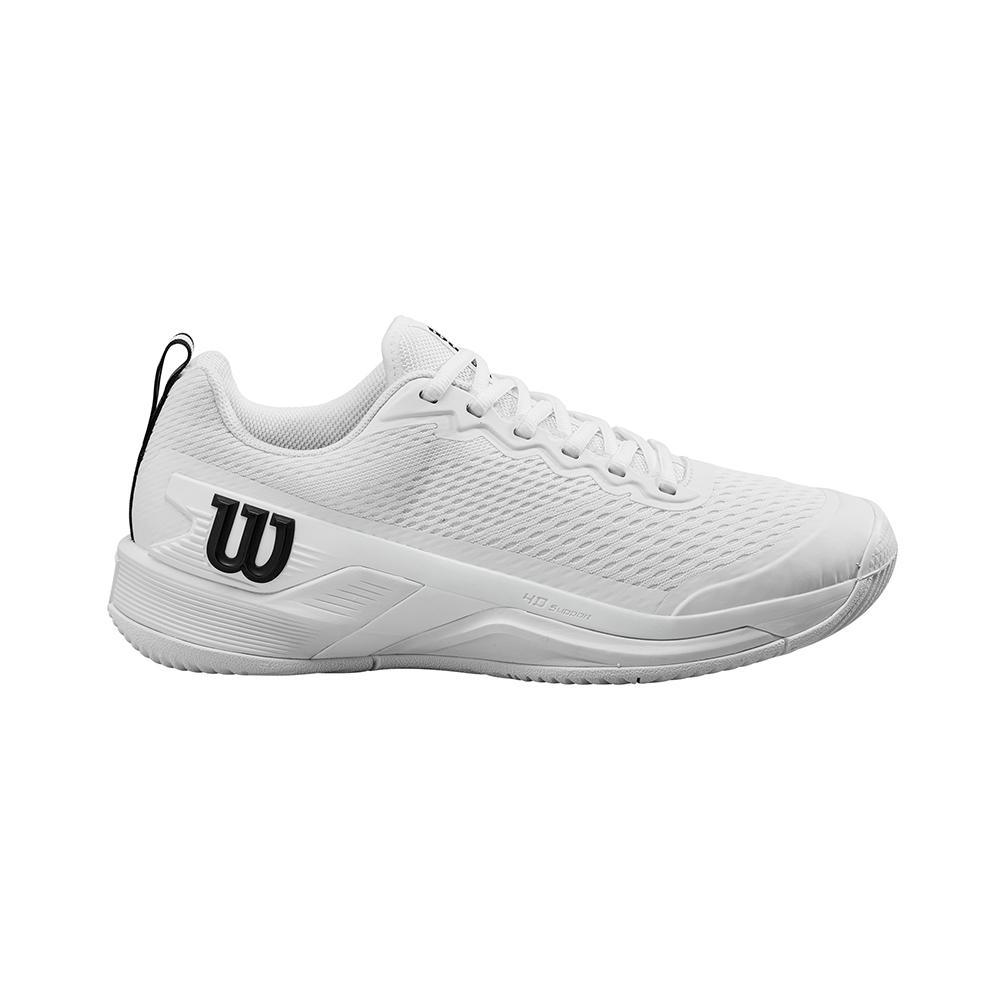 Men's Rush Pro 4.5 Wide Tennis Shoes White Footwear Wilson
