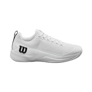 Men's Rush Pro 4.5 Wide Tennis Shoes White Footwear Wilson