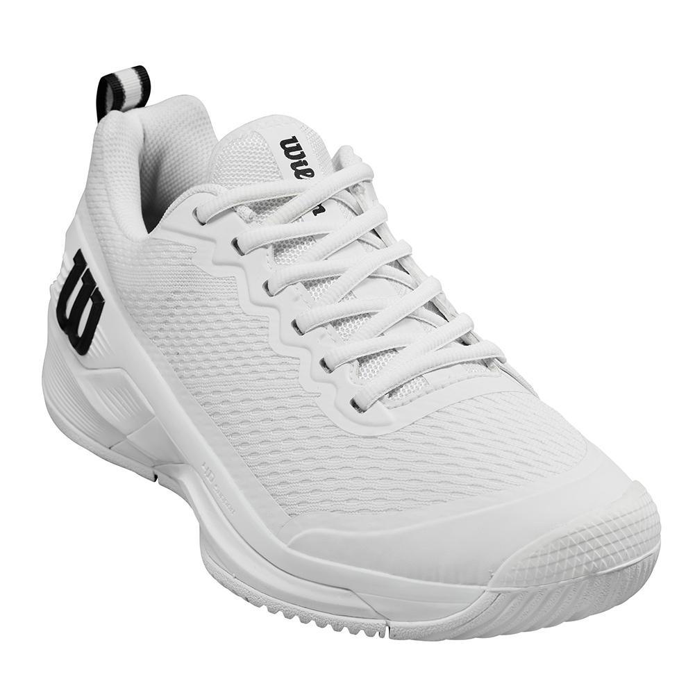 Men's Rush Pro 4.5 Wide Tennis Shoes White Footwear Wilson