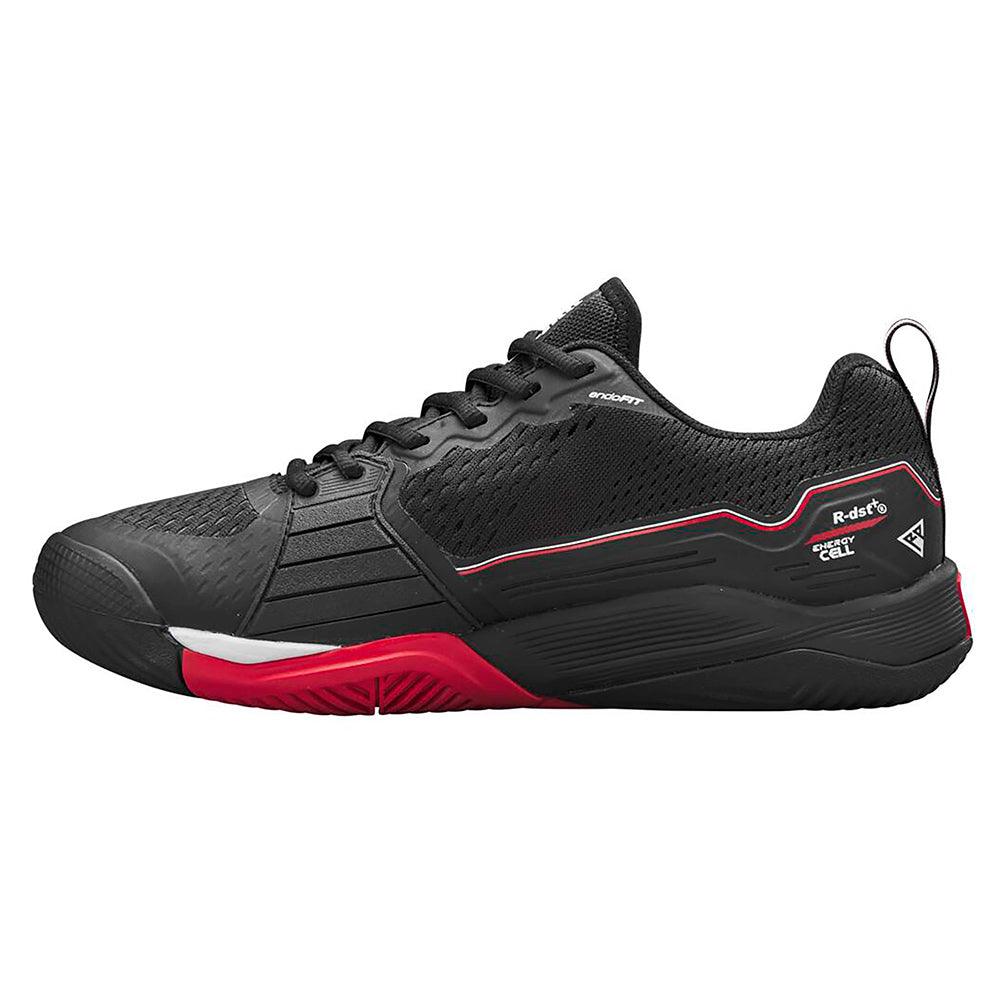 Men`s Rush Pro 4.5 Tennis Shoes Black and Infrared Footwear Wilson