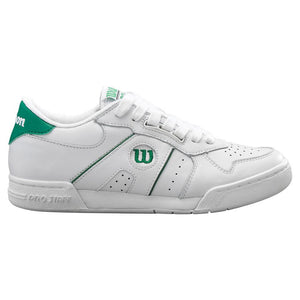 Women`s Pro Staff 87 Sportstyle Shoes White and Bosphorous Footwear Wilson