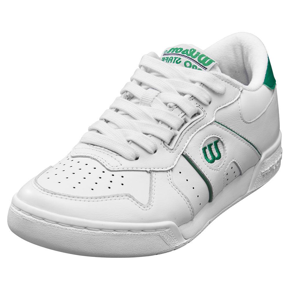 Women`s Pro Staff 87 Sportstyle Shoes White and Bosphorous Footwear Wilson