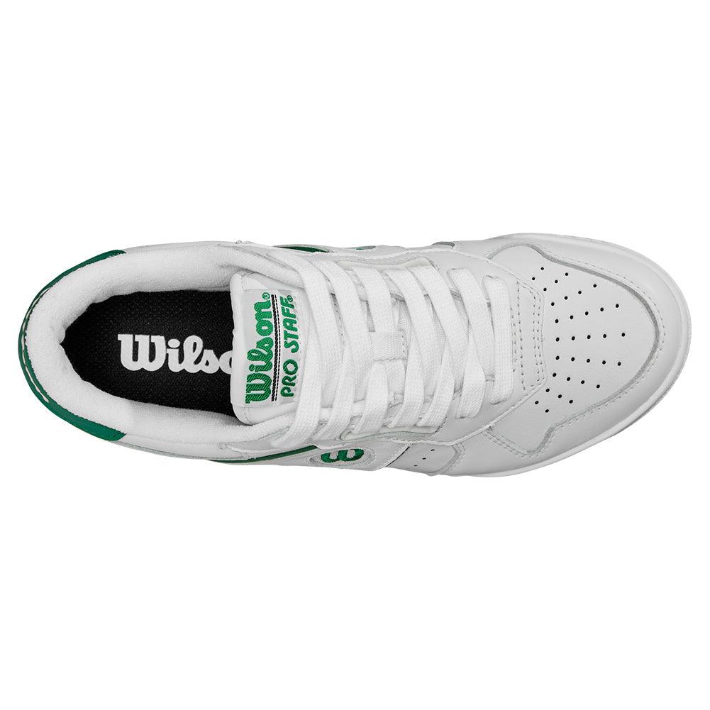 Women`s Pro Staff 87 Sportstyle Shoes White and Bosphorous Footwear Wilson