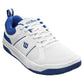 Men`s Pickle Pro Pickleball Shoes White and Deja Vu Blue Footwear Wilson