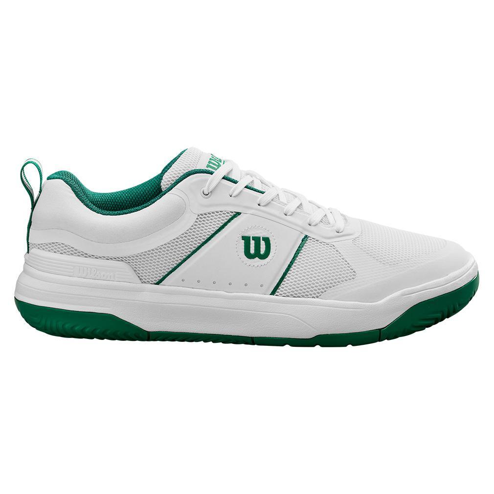 Men`s Pickle Pro Pickleball Shoes White and Bosphorus Footwear Wilson