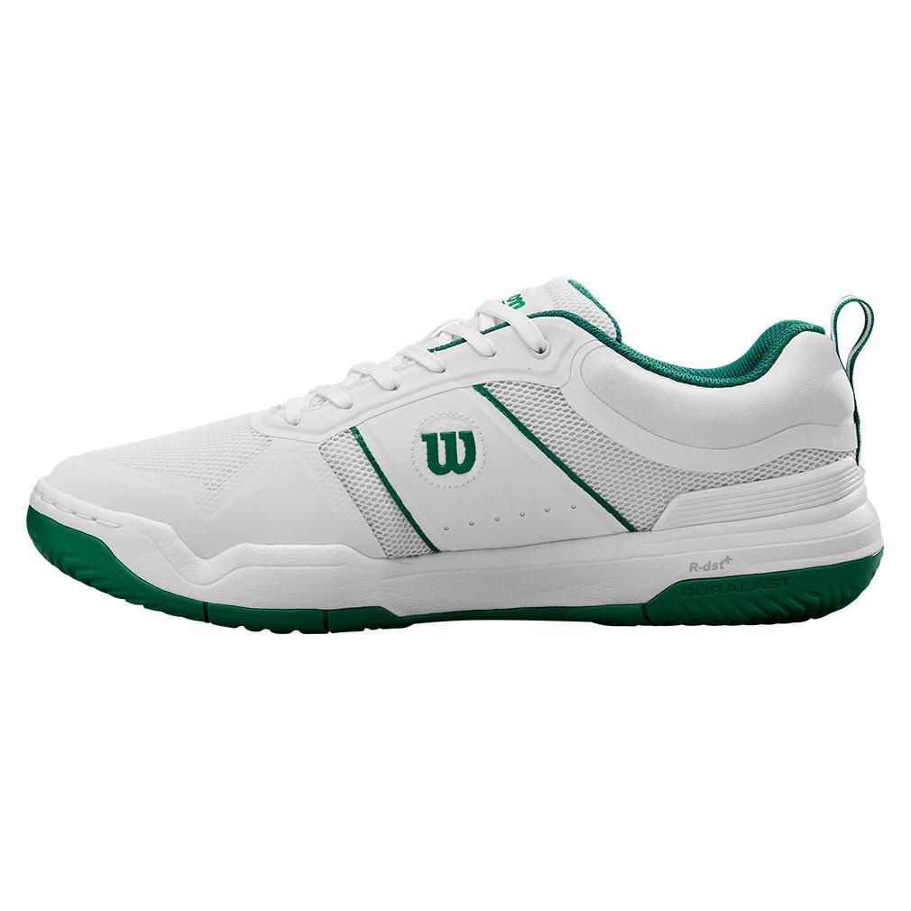 Men`s Pickle Pro Pickleball Shoes White and Bosphorus Footwear Wilson