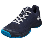 Juniors` Rush Pro Tennis Shoes Navy Blazer and White Footwear Wilson