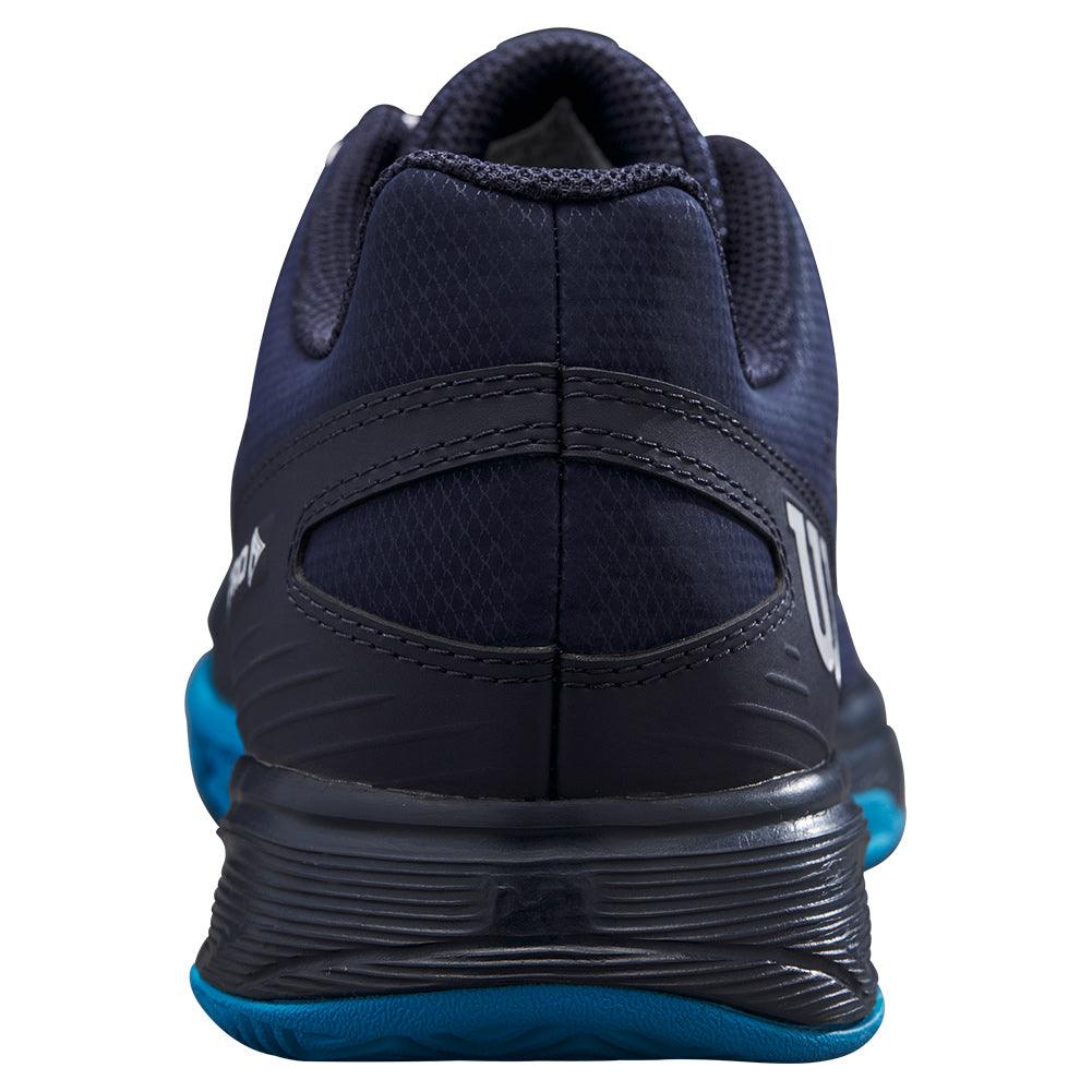 Juniors` Rush Pro Tennis Shoes Navy Blazer and White Footwear Wilson