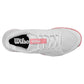Juniors` Rush Pro Tennis Shoes White and Mauveglow Footwear Wilson