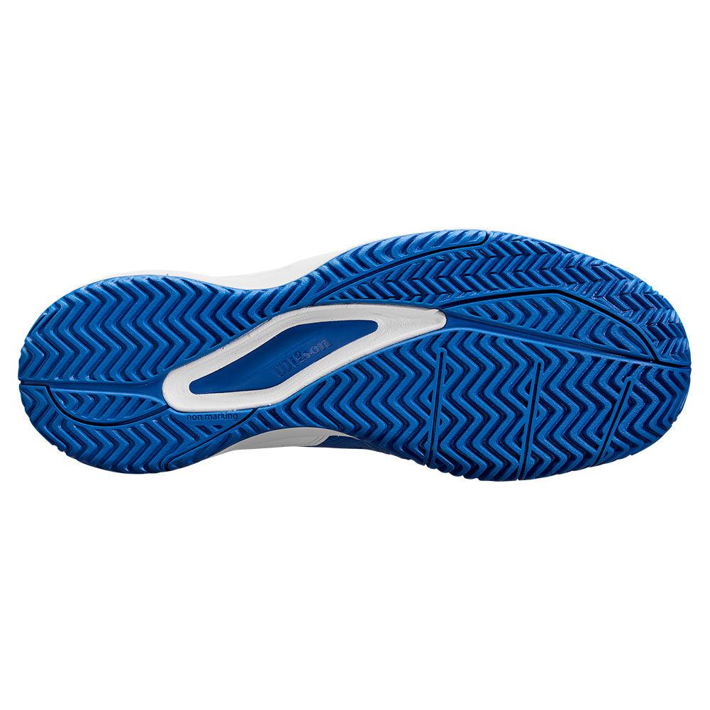Men`s Rush Pro Ace Tennis Shoes Deja Vu Blue and White Footwear Wilson