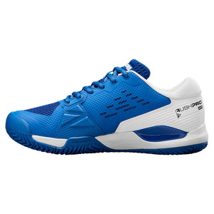 Men`s Rush Pro Ace Tennis Shoes Deja Vu Blue and White Footwear Wilson