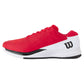 Men`s Rush Pro Ace Clay Tennis Shoes Infrared and White Footwear Wilson