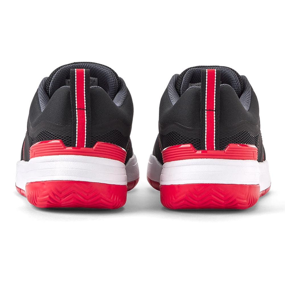 Men`s Pickle Pro Pickleball Shoes Black and Infrared Footwear Wilson