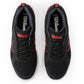 Men`s Pickle Pro Pickleball Shoes Black and Infrared Footwear Wilson