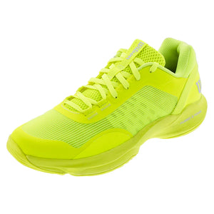 Men`s Hurakn Pro V2 Padel Shoes Safety Yellow and White Footwear Wilson