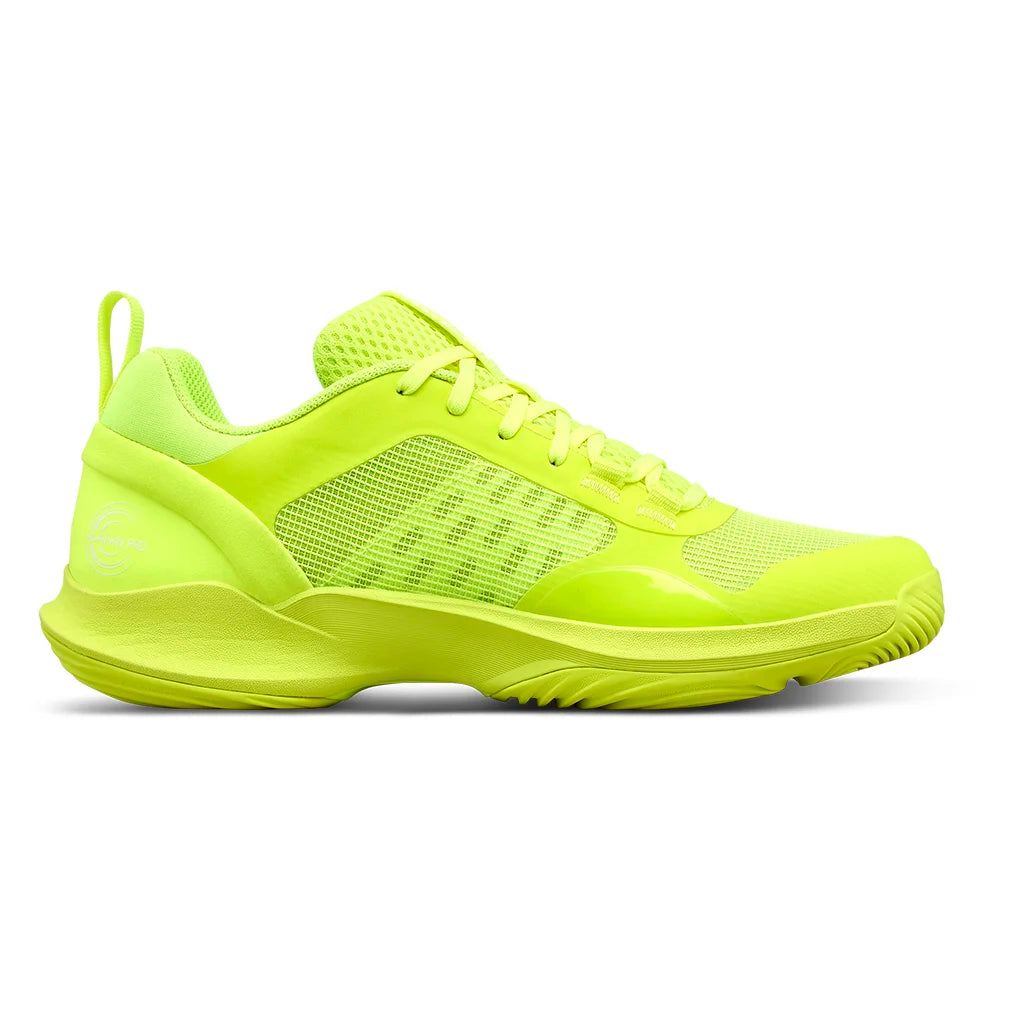 Women`s Hurakn Pro V2 Padel Shoes Safety Yellow and White Footwear Wilson