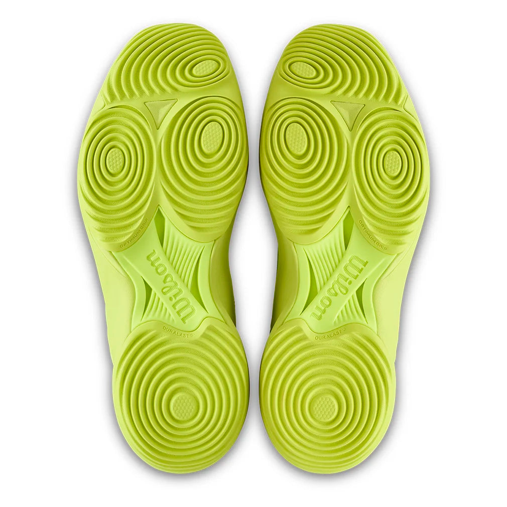 Women`s Hurakn Pro V2 Padel Shoes Safety Yellow and White Footwear Wilson