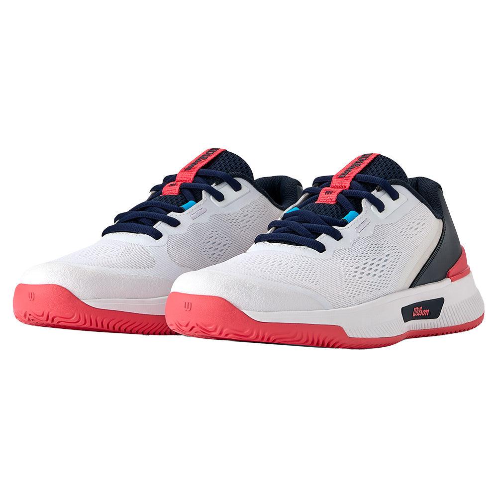 Women`s Intrigue Pro Tennis Shoes White and Navy Blazer Footwear Wilson