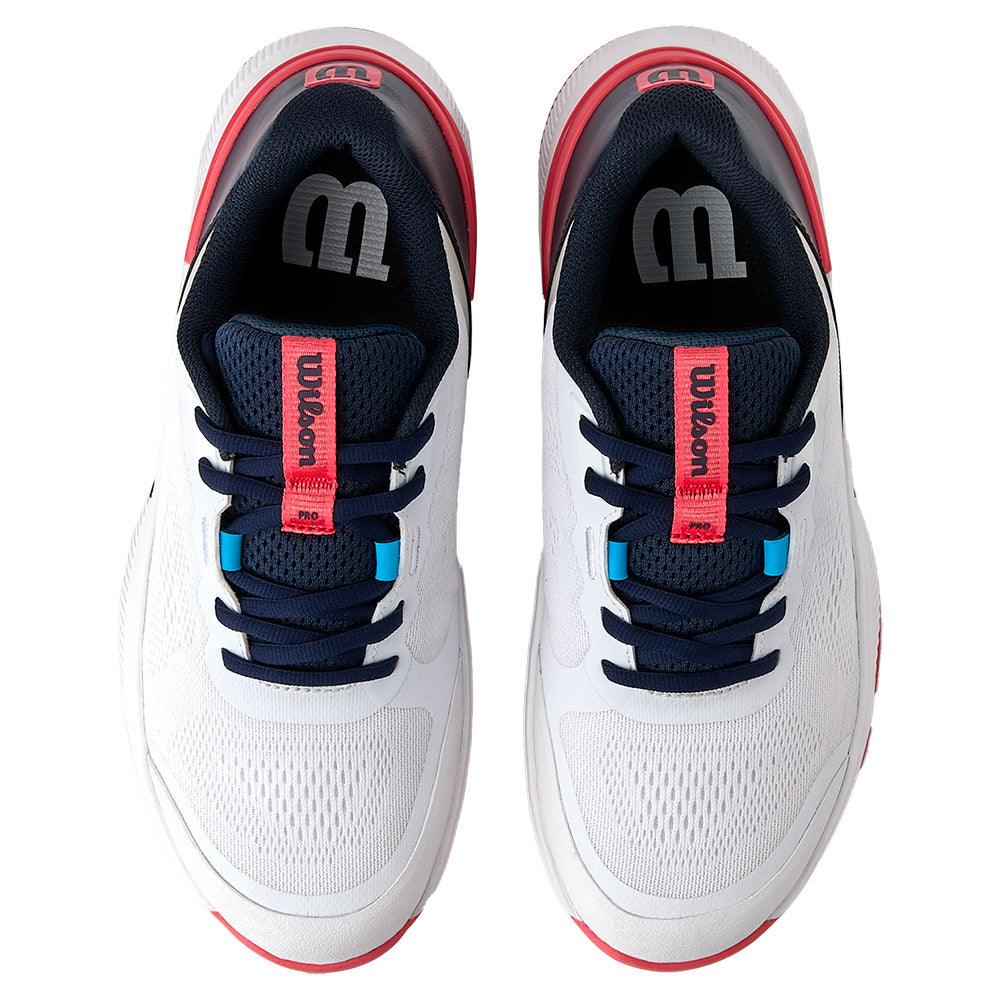 Women`s Intrigue Pro Tennis Shoes White and Navy Blazer Footwear Wilson