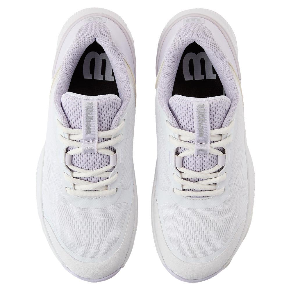 Women`s Intrigue Pro Tennis Shoes White and Lavender Blue Footwear Wilson