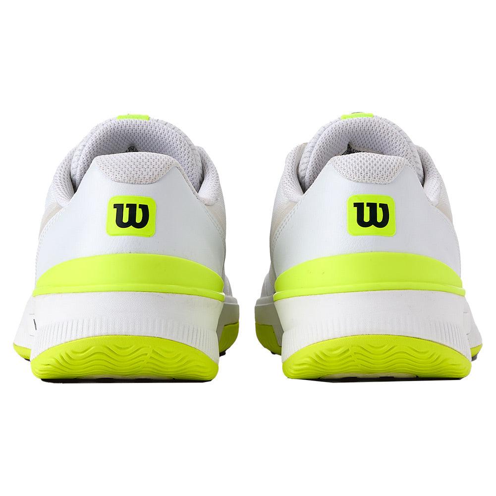 Women`s Intrigue Pro Oz Tennis Shoes White and Safety Yellow Footwear Wilson