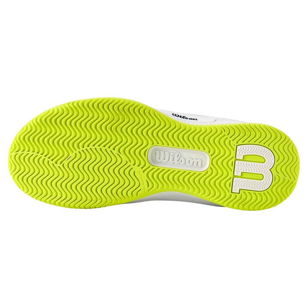 Women`s Intrigue Pro Oz Tennis Shoes White and Safety Yellow Footwear Wilson