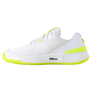 Women`s Intrigue Pro Oz Tennis Shoes White and Safety Yellow Footwear Wilson