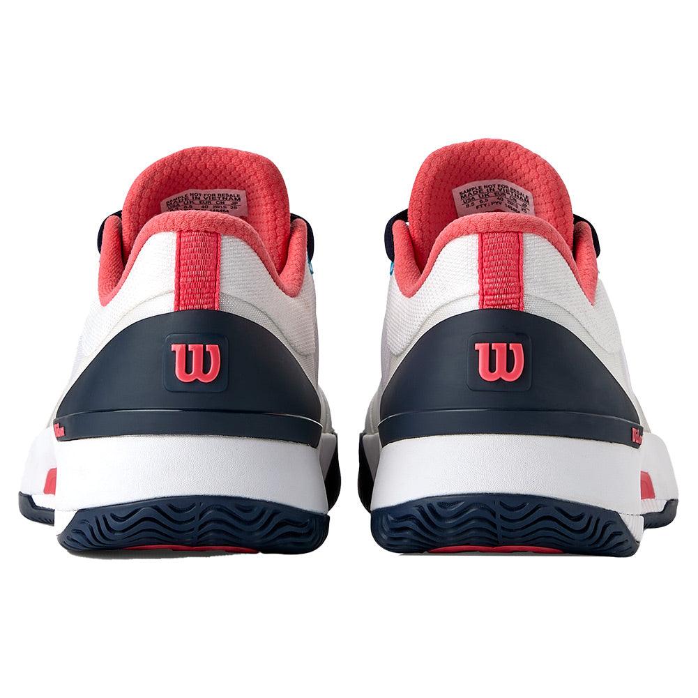 Women`s Intrigue Tour Tennis Shoes White and Navy Blazer Footwear Wilson