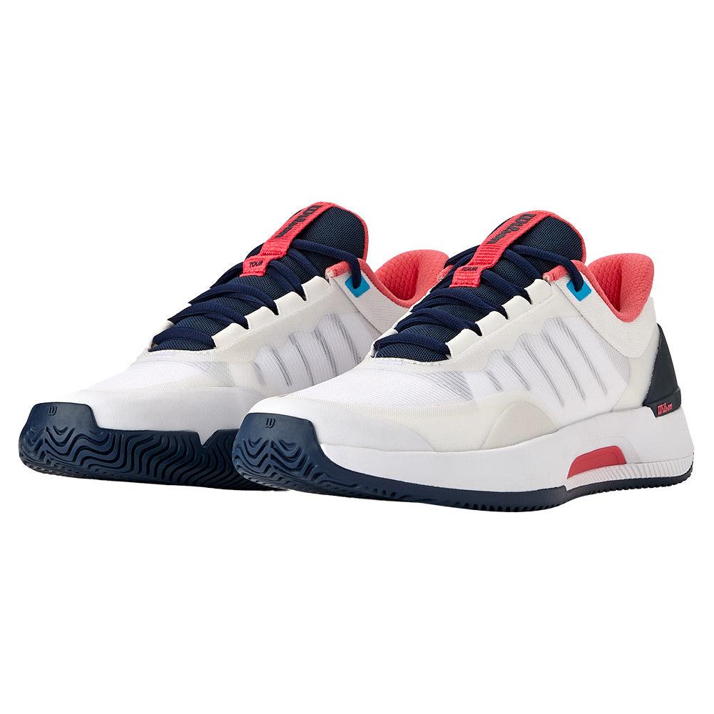 Women`s Intrigue Tour Tennis Shoes White and Navy Blazer Footwear Wilson