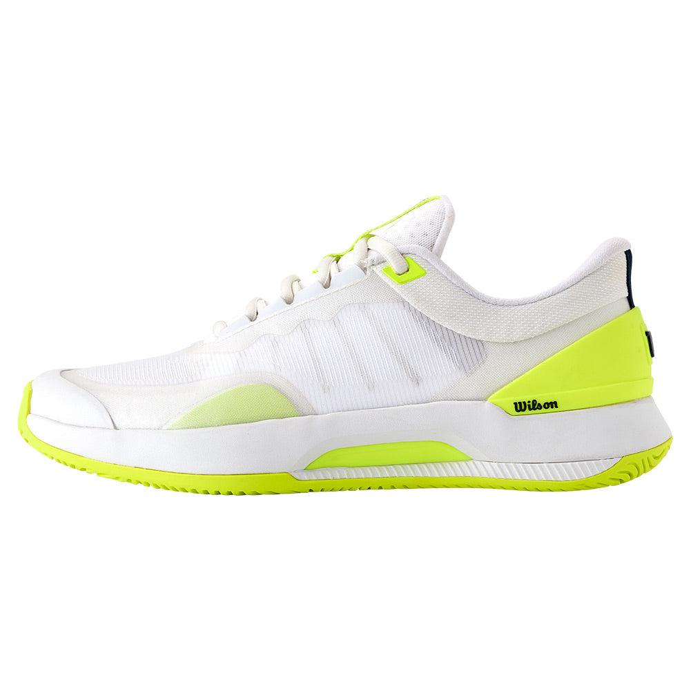 Women`s Intrigue Tour Oz Tennis Shoes White and Safety Yellow Footwear Wilson