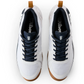 Men`s Rush Pro 4.5 Clay RG Tennis Shoes White and Navy Blazer Footwear Wilson
