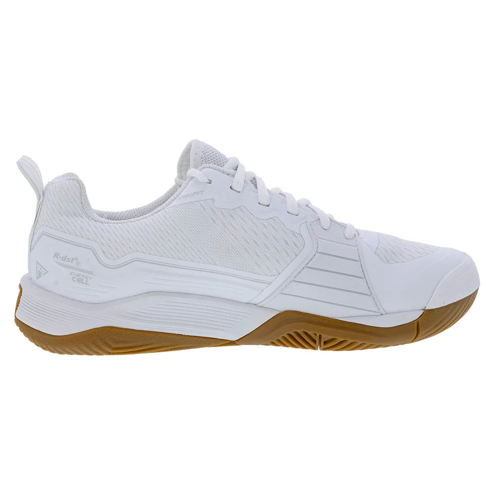 Men`s Rush Pro 4.5 Tennis Shoes White and Gum Footwear Wilson