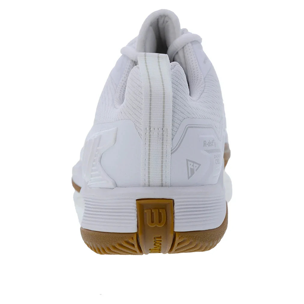 Men`s Rush Pro 4.5 Tennis Shoes White and Gum Footwear Wilson