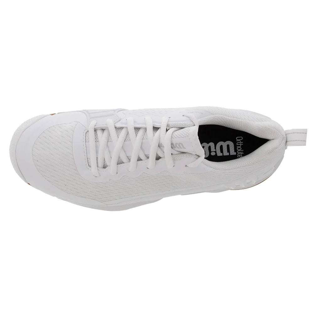 Men`s Rush Pro 4.5 Tennis Shoes White and Gum Footwear Wilson