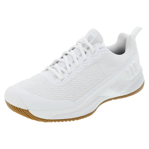 Men`s Rush Pro 4.5 Tennis Shoes White and Gum Footwear Wilson